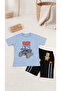 Boy's Summer Shorts Set T-Shirt Shorts Cotton Casual Comfortable Combination 3-4-5-6 Years Old - 8