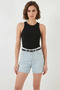 Women's Halter Neck Black Bodysuit - 5