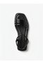 Mi̇a026-1566 Black Patent Leather Women's Multi-Piping Evening Dress Casual-Wedding-Entertainment-Holiday Slippers - 4