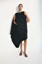 Draped midi dress - 3