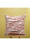 Striped Woven Throw Pillow Cover Tile Brown Decorative Modern Design - 2