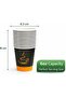 Sunny 6oz Disposable Paper Cups - 200 Pack - Heavy Duty White Hot & Cold Drink Cups for Coffee, Juice, Water - 2