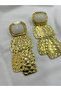 Brand Model Dangle Gold Earrings - 2