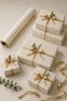 10 Pieces of Gold Polka Dot Wrapping Paper 70X100 cm Gift Wrapping Paper White Background - 4