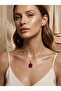 Women's Asymmetrical Shaped Adjustable Enamel Necklace - Special Design Organic Shape