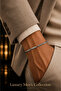 Luxury Men's Collection Men's White Color Steel Chain Bracelet