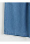 Lcw Grace Blue Women's Jean Shorts with Elastic Waist - 7