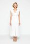 Women's Sleeveless V-Neck Maxi Beach Dress a Line Cutout Slit Viscose Polyester Woven Crinkle Casual - 4