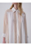 Shirt Collar Tunic Dress - 5