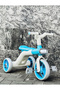 Kids Tricycle Pedal-Powered Ride-On Trike with EVA Silent Wheels, Anti-Slip Pedals, Comfortable Seat, Durable Frame Indoor & Outdoor First Bicycle for Boys and Girls - 2