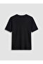 Black Relax Fit Crew Neck Men's T-Shirt - 7