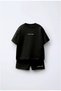 Girl's Cotton Top and Bottom Set Shorts and T-Shirt Combination - 2