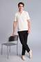 Cotton Regular Fit Short Sleeve Polo Ecru T-Shirt G8028Ax26Sm - 3