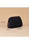 AASHZ Fingerprint Lock Men's Handbag Smart Clutch Bag Anti-Thefth , Black , Textured Finish, Secure Travel Bag - 3