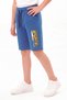 Sports Print Detailed Boys' Double Pocket Capri Pants with Elastic Waist - 3
