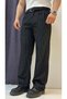 Striped Pleated Baggy Fit Fabric Trousers - 3