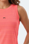Korey Women's Sleeveless Fuchsia T-Shirt - 2