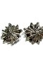 Patterned Metalized Large Size / Accessory Button / Set of 2 / 3.5 cm / Dec01 - 3