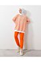 Women's Set of 2 Oversized Striped Two-Thread Hijab Sports Tunics - 4