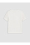 Ecru Sequin Embroidered Girls' T-Shirt - 2
