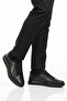 Black Genuine Leather Men's Casual Shoes