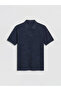 Nevavm Polo Collar Patterned Pique Men's T-Shirt - 5