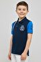 Color Block Polo T-Shirt with Short Sleeves - 3