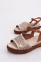 2216415Y Women's Leather Sandals - 4