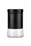 Black Galaxy Speckle Metal & Glass Canister — 750 ml