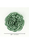Pine Green White Gingham Large Rose Clip Buckle - 2