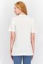 Women Sportswear Fit Brand Logo Outdoor Tee, White - 3