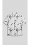 Marble Printed Half Sleeve Woven Shirt - 3