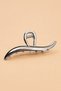 Silver Metal Latch Buckle Women's Hair Clip - 4