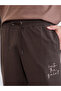 Men Relaxed Fit Joggers with Embroidery Detail - 3
