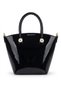 Elit Vsn3118R Women's Patent Leather Hand and Shoulder Bag Black - 5