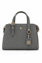 Liora Gray Women's Bag with Gold Accessories