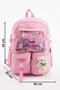 Kawaii Korean Style Primary School Bag Set of 3 (Foil-Lined Lunch Bag + Pencil Case) 44X30X20 cm - 2