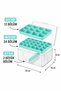 3 Layers Jewelry Organizer Box with 38 Compartments and Clear Lid for Organizing Jewelry, Rings, Earrings, Necklaces - 5