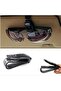 Car Sun Visor Glasses Clip Auto Glasses Holder with Latch Practical Organizer Apparatus 2Pcs - 3