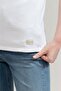 Ck Woven Label Rib Fitted Tee - 5