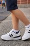 Campuse Unisex White Children's Sports Shoes - 2