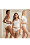 3-Piece Laser Cut Seamless Bikini Panties Healthy 100% Cotton Fabric