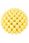 Yellow Color Latex Macaron Balloon (30 cm) - 50 Pieces
