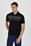 Polo Collar Cotton Pocketless Short Sleeve T-Shirt - 4