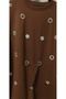 Bead Embellished Comfortable Sports Sweattshirt Tunic - 2