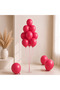 Burgundy Color Latex Pastel Balloon (30 cm) - 6 Pieces - 2