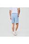 Men Regular Cotton Twill Elastic Shorts - 7