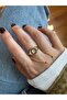 Gold Sun Pattern Ring - 3
