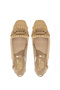 Tnc Luxury Women's Genuine Leather Beige Comfort Shoes - 5