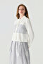 Lace Detailed Patterned Skirt Suit Azalea Suit 1755 - 5